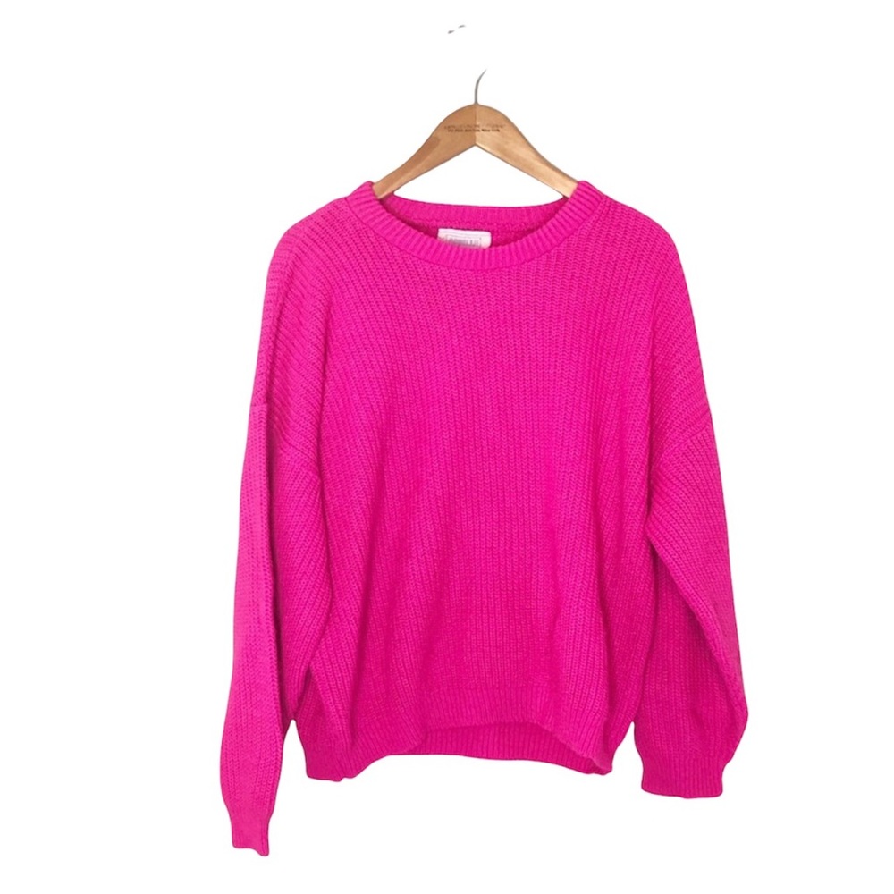 Arielle Vintage Hot Pink Sweater Small / Medium